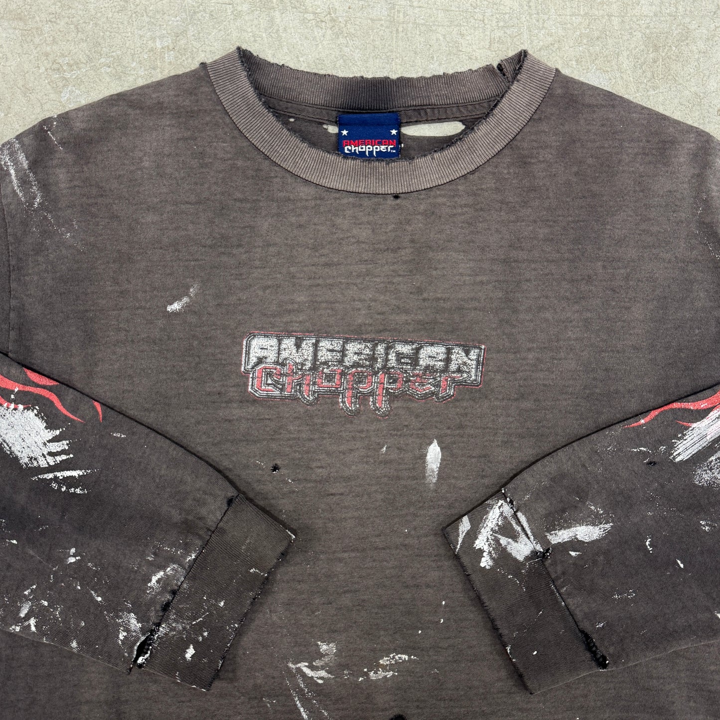 (M) 2003 American Choppers Longsleeve Faded & Distressed
