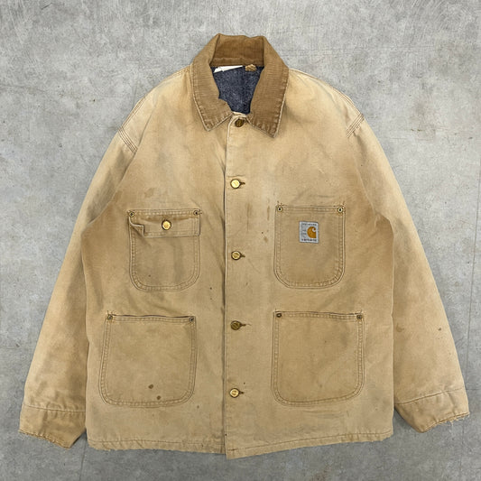 (L) Vintage Carhartt Chore Jacket 1989