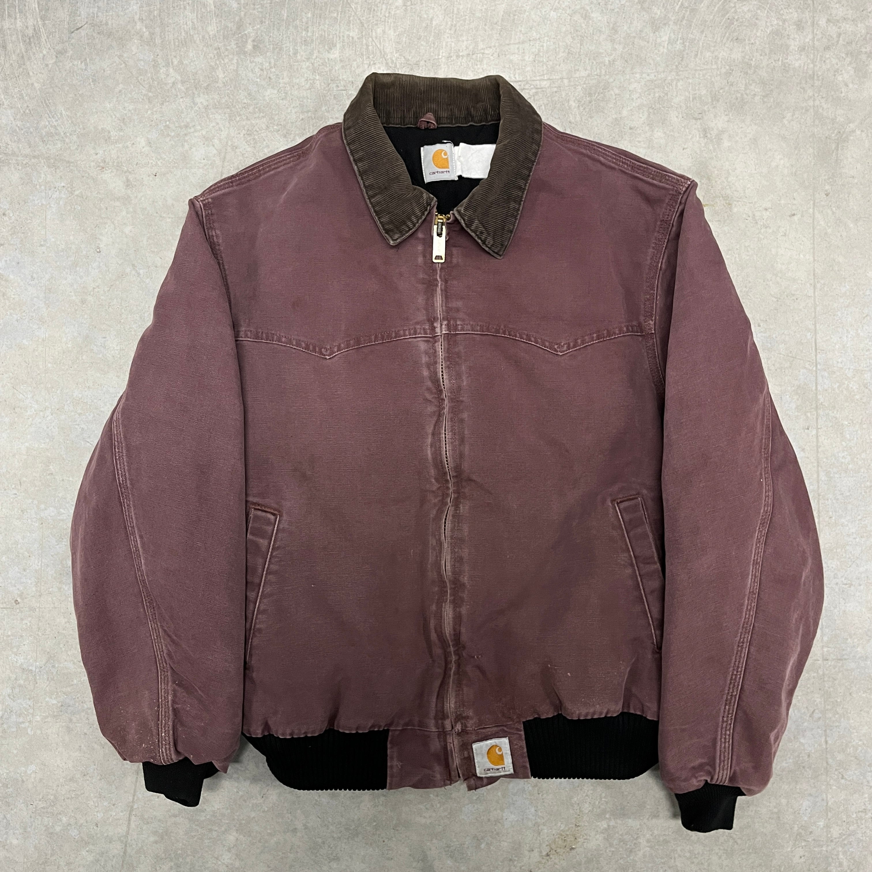 ジャケット・アウター Carhartt Santa Fe Jacket DARK BROWN/L-XL XL) Vintage Carhartt Santa Fe Jacket – Backboard Vintage