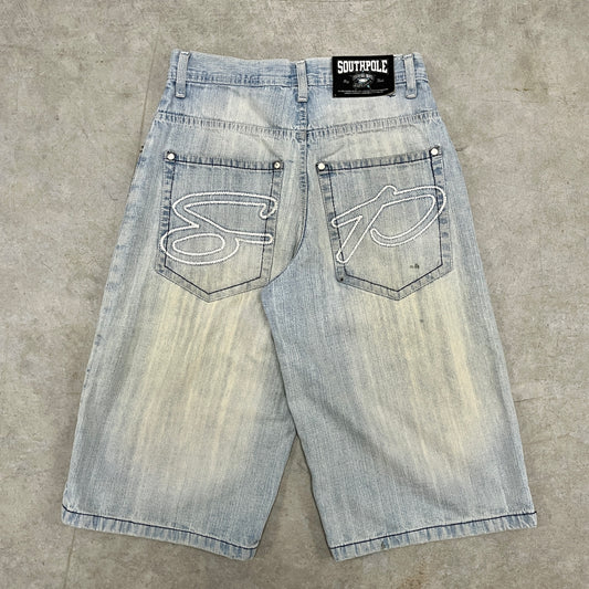 (29) Vintage Southpole Jean Shorts