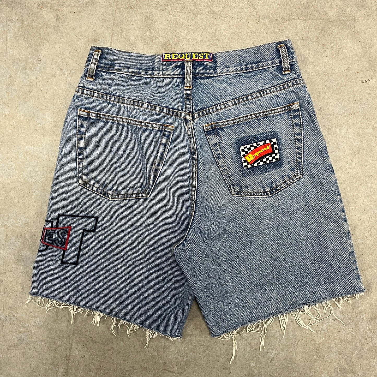 (30) Vintage Request Jean Shorts