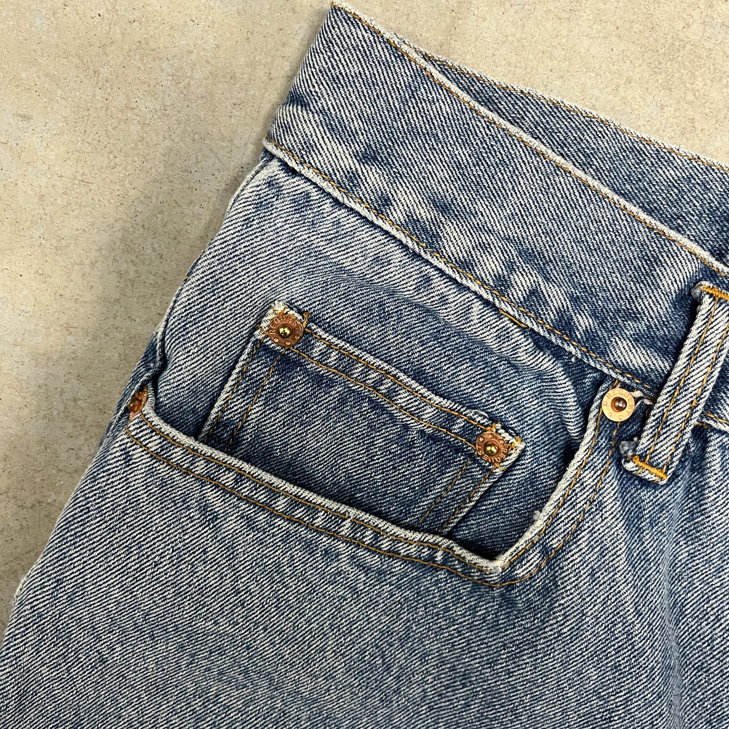 (30) Vintage Request Jean Shorts