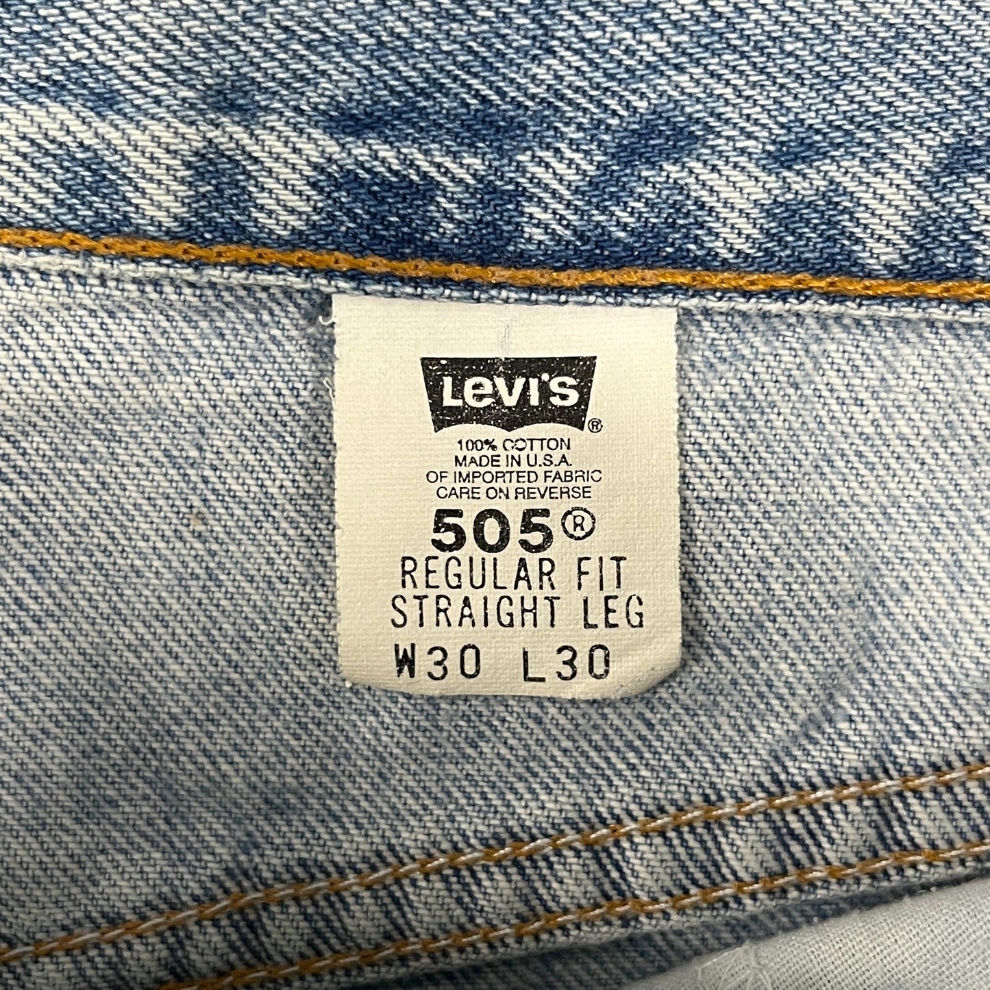 (30) Vintage Levis 505 Jean Shorts